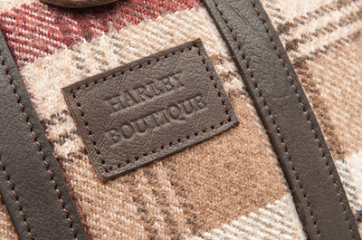 Commercial photograph. Harley Boutique designer bag.