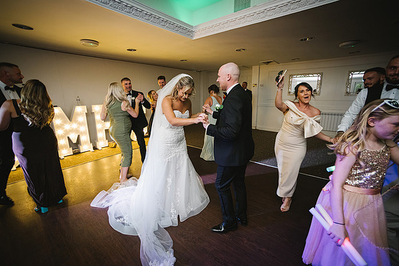 documentary-wedding-photography-of-dancefloor-at-aston-hall-hotel-wedding