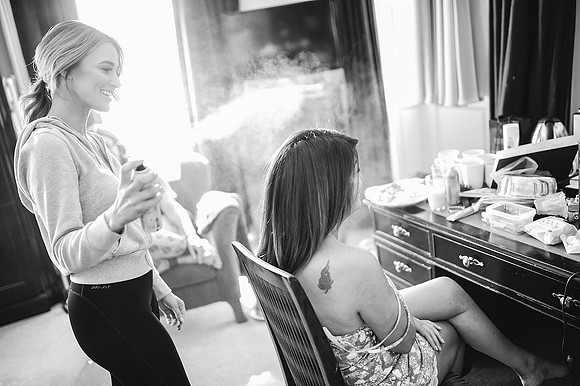 aston hall hotel rotherham wedding hair spray