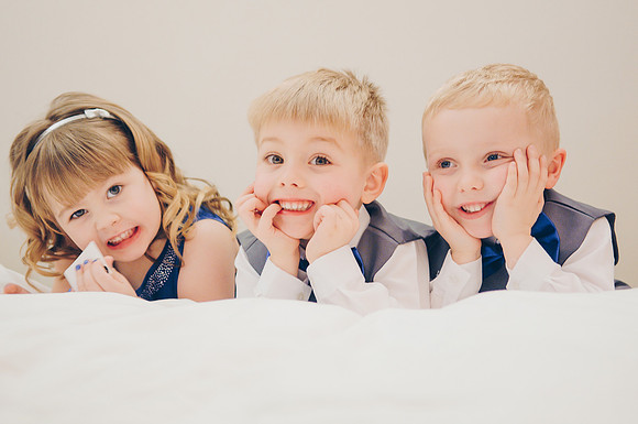 Tankersley Manor wedding photography pageboys and bridesmaid