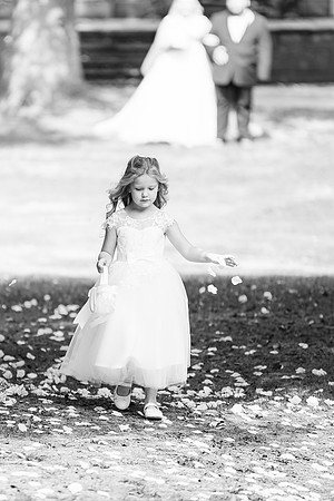 documentary-reportage-wedding-photography-of-flowergirl-at-nottinghamshire-wedding-venue-old-vicarage-at-elkesley