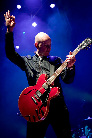 Guitarist performs with Boy On A Dolphin at Sheffield City Hall