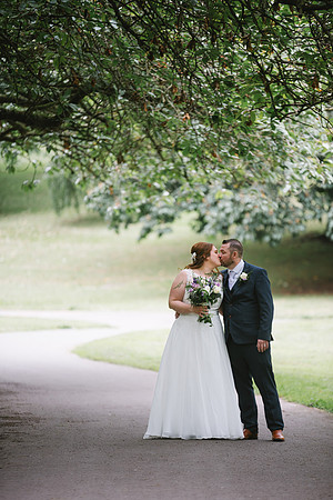 bride heading for ceremony at tankersley manor wedding