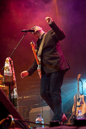 John Reilly of Boy On A Dolphin performing at Sheffield City Hall