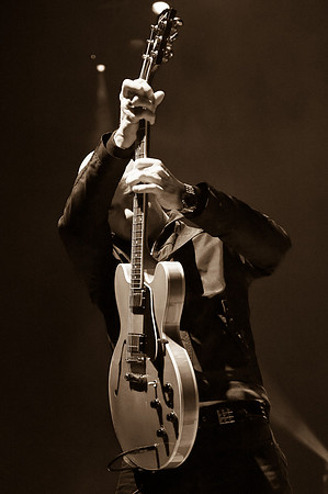 Guitarist performs with Boy On A Dolphin at Sheffield City Hall